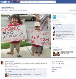 Facebook-censorship-children-GMO Credit Andrea Labama